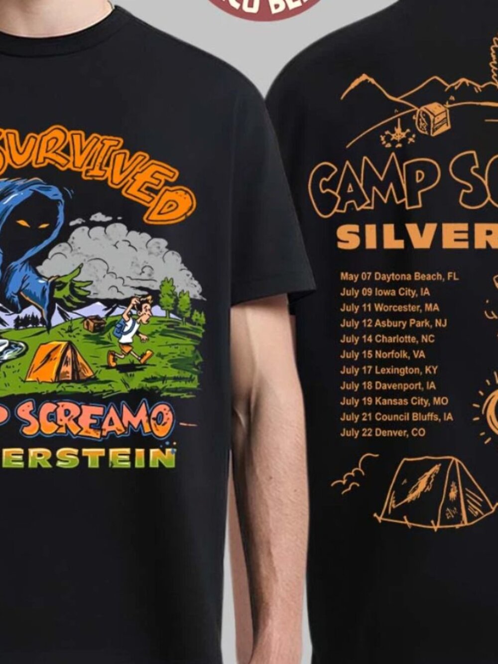 Silverstei, n Camp Scream0 2026 Tour North America T-Shirt